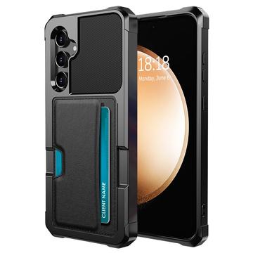 Samsung Galaxy A35 Kortholder Hybrid-deksel Svart