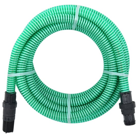 vidaXL Sugeslange med PVC kontakter 7 m 22 mm grønn vidaXL Sugeslange med PVC kontakter 7 m 22 mm grønn