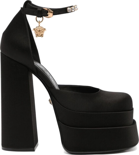 Versace Dame Sko Svart 38 1/2 EU,
