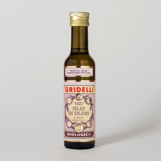 Fratelli gridelli Gridelli Olio e aglio – Olivenolje med Hvit Løk 250 ml Fratelli gridelli Gridelli Olio e aglio – Olivenolje med Hvit Løk 250 ml