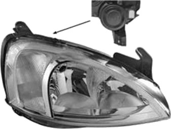VAN WEZEL 3777962V Frontlykter