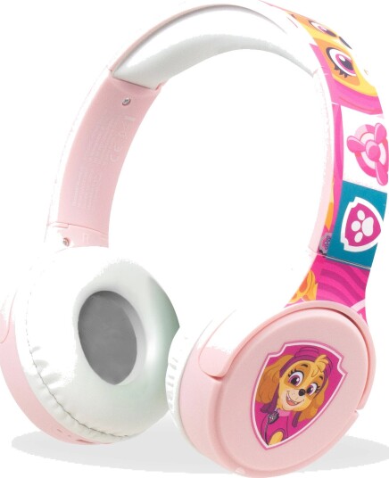 Paw Patrol Bluetooth Hodetelefoner Rosa