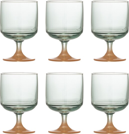Bloomingville Signe Drinking Glass Green 300 ML