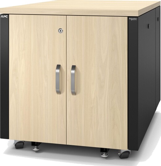 APC NetShelter - rack (vertikal) - lydisolert - 12U