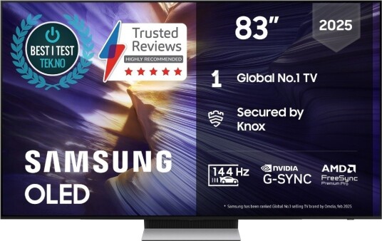 Samsung 83" S90F OLED 4K Smart TV med AI Prosessor og HDR+