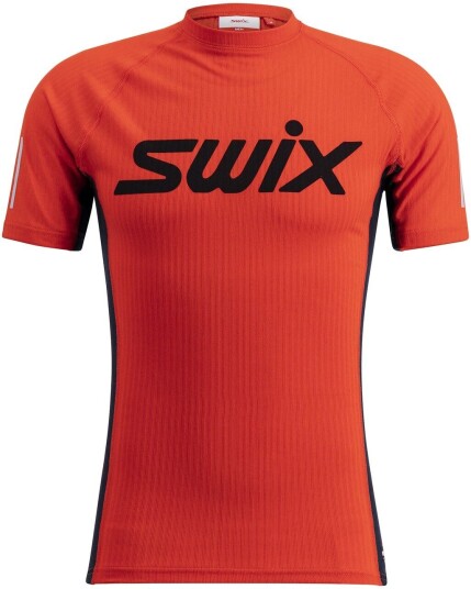 Swix Roadline Racex Short Sleeve M Fiery Red/Dark Navy S