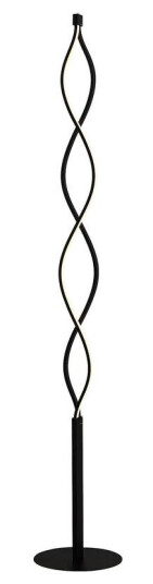 Lindby Welina LED-gulvlampe, dreid, svart Lindby Welina LED-gulvlampe, dreid, svart