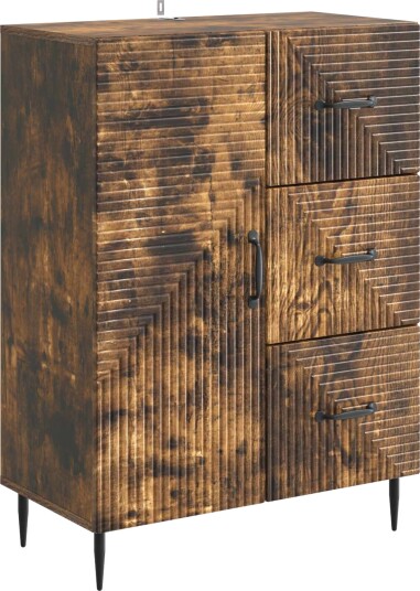 Serviesskap Røkt Eik 66 x 34,5 x 89,5 cm Konstruert tre Serviesskap Røkt Eik 66 x 34,5 x 89,5 cm Konstruert tre