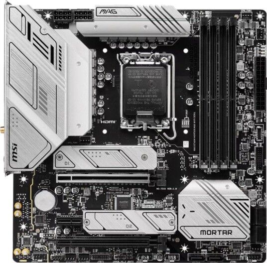 MSI MAG B760M Mortar Max WiFi Intel LGA1700 DDR4 Micro ATX