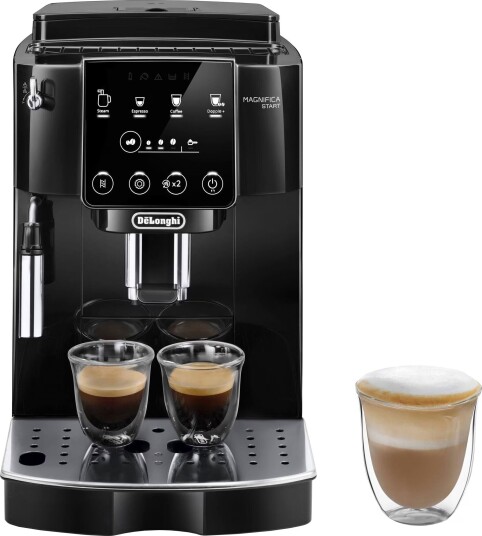 De'Longhi Magnifica Start ECAM220.21.B Automatisk Espressomaskin med Melkeskummer 15 Bar Svart