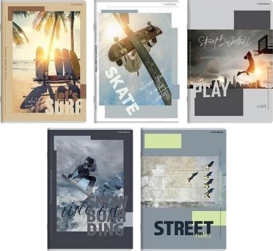 Top 2000 Notatblokk A5/60K Linjer Poster 10 Stk Top2000