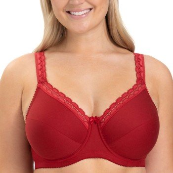 Miss Mary Cotton Comfort Underwired Bra BH Rod C 80 Dame