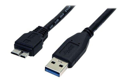 StarTech 0.5m USB 3.0 A til Micro-B Kabel - SuperSpeed, Svart