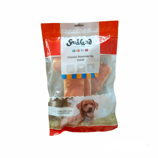 Småland Chicken Rawhide Mix Small 400G