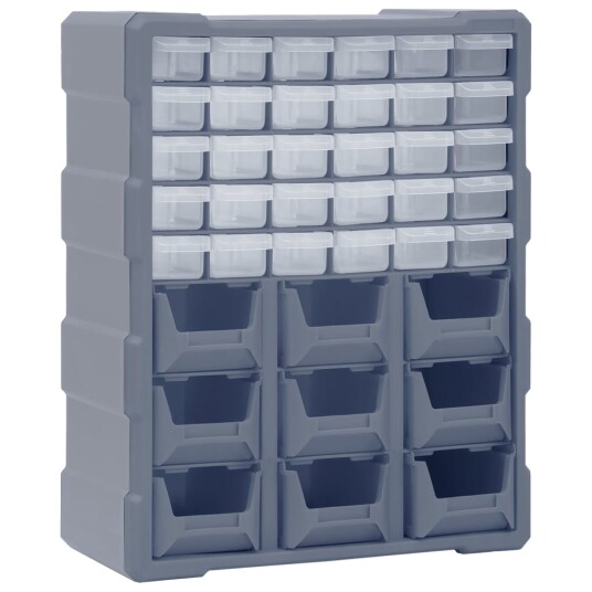 Sortimentskap med 39 skuffer 38x16x47 cm Sortimentskap med 39 skuffer 38x16x47 cm