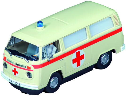 Carrera Digital VW Buss T2b Ambulanse Modellbil Røde Kors 1:32