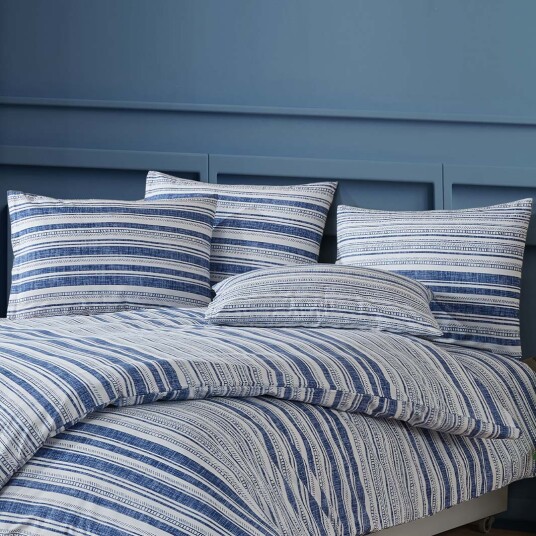 Indusia Design Putetrekk Linie Blue 50x70 / Bomull