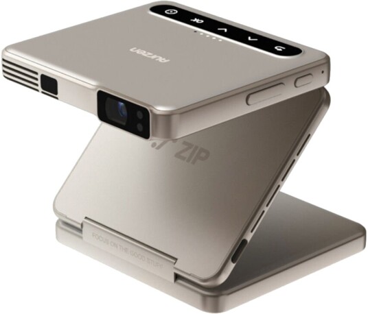 Aurzen Zip Tri Fold Portable Mini Projektor Gull