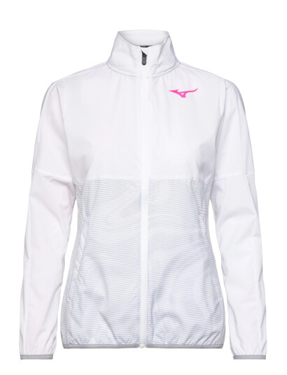 Mizuno Charge Printed JacketW White L Mizuno Charge Printed JacketW White L