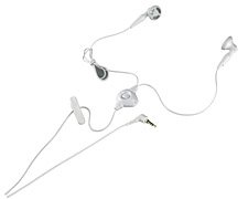 Blackberry Stereo Headset, 2.5Mm, Hodesett, Calls/Music, Hvit, Stereofonisk, Blackberry 8100, 8800, 8820, 8830, Koblet Med Ledninger (Ikke Trådløs)