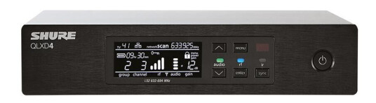 Shure Qlxd4 Trådløs Mottaker K51 (606-670 Mhz)