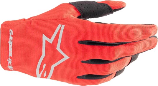 Alpinestars Radar Motocross hansker M Rød Sølv