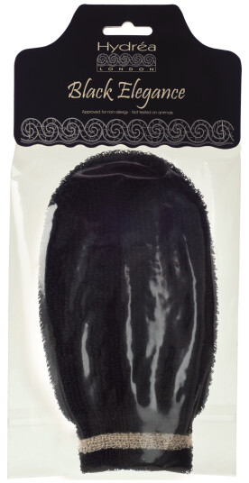 Hydréa London Exfoliating Spa Mitt Black