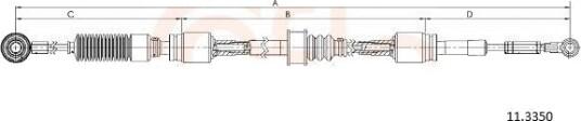 Kabel, girmekanisme COFLE 92.11.3350