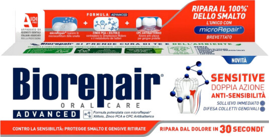 Hydroksyapatitt tannkrem BIOREPAIR Avansert sensitivitet 75 ml