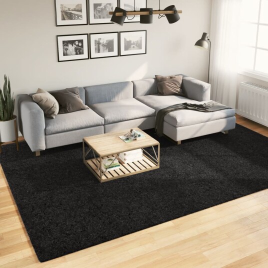 Teppe OVIEDO kort luv svart 240x340 cm 8721012231641