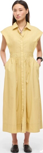 ROUGE EDIT Rouasher S/S Midi Dress   Yellow   38
