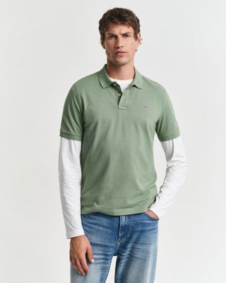 Klassisk piquéskjorte i regular fit KALAMATA GREEN XXXL Klassisk piquéskjorte i regular fit KALAMATA GREEN XXXL