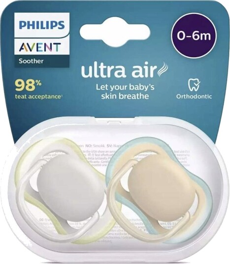 Philips Avent Ultra Air Komfort Smokk 2 stk Uten Motiv