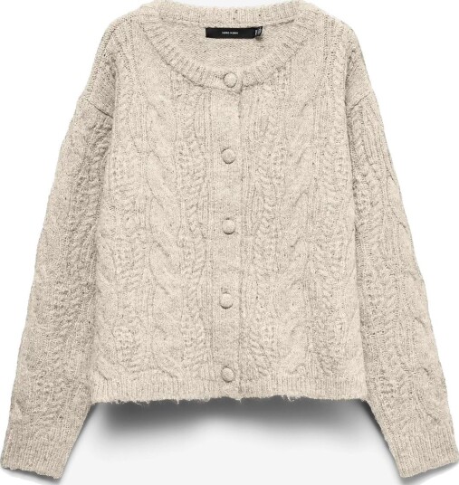 Vero Moda Vmingrid Ls O Neck Cable Cardigan Boo BIRCH S