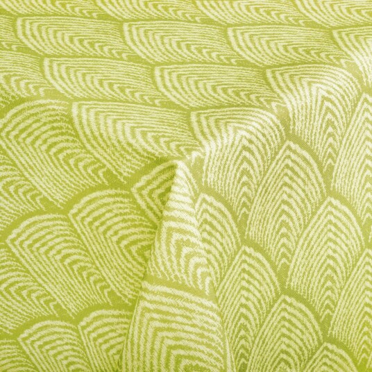 ERWIN M. Duk Leaf kvadratisk; 130x130 cm (BxL); Gul; Kvadratisk