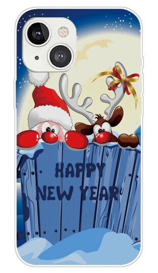 INCOVER iPhone 14 Plus TPU Plast Jul Deksel - Godt Nytt År