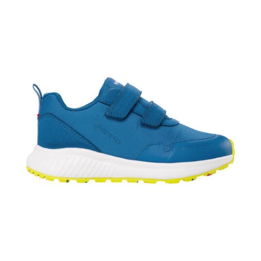 Viking Aery Track Low F Gtx fritidssko barn - 1488 Ocean/Lime 33