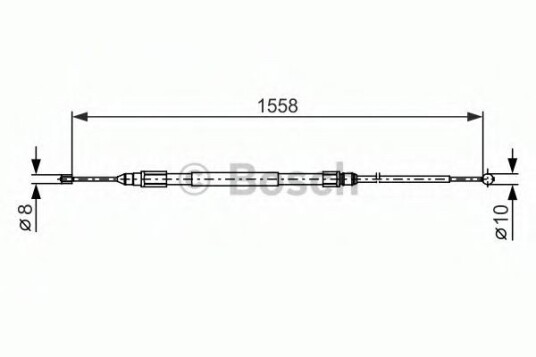 Bremsewire BOSCH 1 987 482 368 Bremsewire BOSCH 1 987 482 368