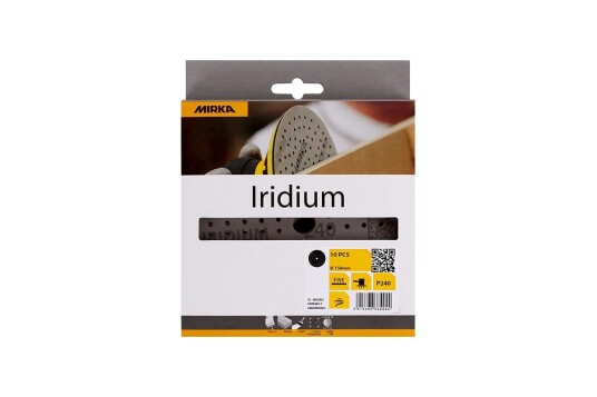 Mirka Sliprondell Iridium 150mm Grip 121h 240 10-Pack
