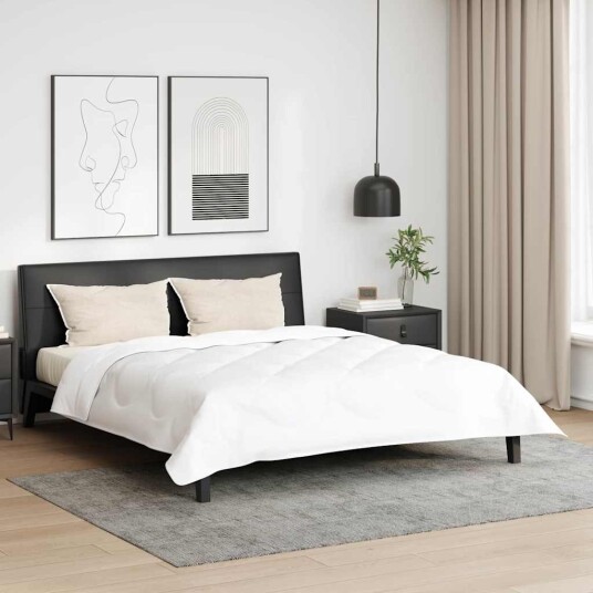 vidaXL Pute 2 stk. 80 x 40 x 20 cm Polyester Hvit