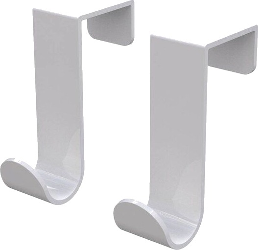 Bosign - Smart krok til skap/skuffer 5,1 cm 2 stk hvit