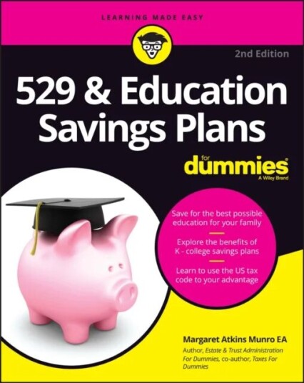 529 & Education Savings Plans For Dummies Av Margaret A. Munro