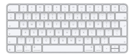 Apple Magic Keyboard med Touch ID - Trådløst QWERTY Tastatur - USB-C - Internasjonal Engelsk / Kanadisk Fransk Apple Magic Keyboard med Touch ID - Trådløst QWERTY Tastatur - USB-C - Internasjonal Engelsk / Kanadisk Fransk