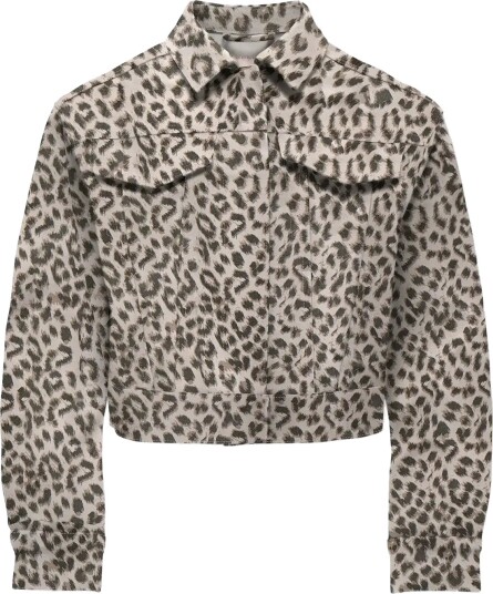 Kids Only Koganlie Animal L/S Jacket Vd Pnt Grey 122