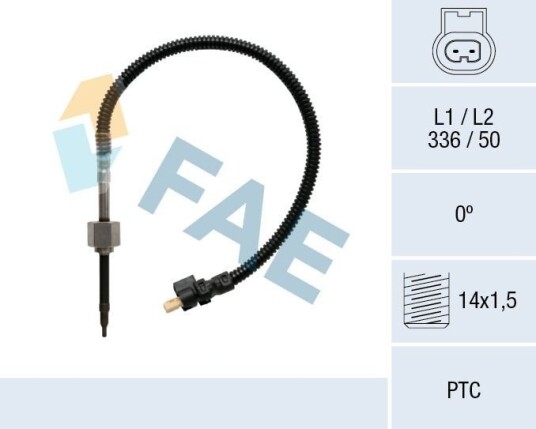 FAE 68034 Sensor, eksostemperatur