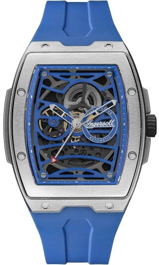 Ingersoll Herreklokke I12308 The Challenger Blå/Gummi Ø45 mm
