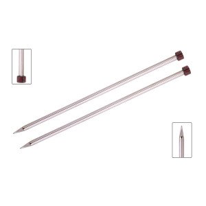 KnitPro Nova Cubics Strikkepinner / Jumperpinner Messing 35cm 3,75mm /