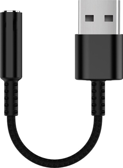 Equip USB A  > 3.5mm Audio Adapter schwarz