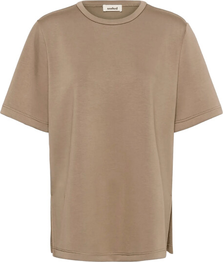 Soaked Slmarigold Mono Tee Ss - Brown - XS