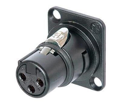 Neutrik 3p Xlr Hun Module D Sort